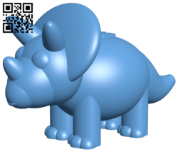 Triceratops H006582 file stl free download 3D Model for CNC and 3d printer