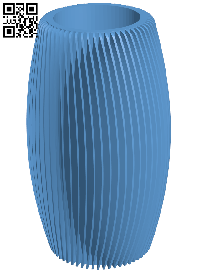 Turbine Vase H006043 file stl free download 3D Model for CNC and 3d printer