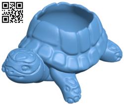 Turtle Planter H005924 file stl free download 3D Model for CNC and 3d printer