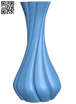 Twisted Vase  H006223 file stl free download 3D Model for CNC and 3d printer