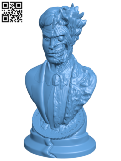 Two Face bust H006344 file stl free download 3D Model for CNC and 3d printer