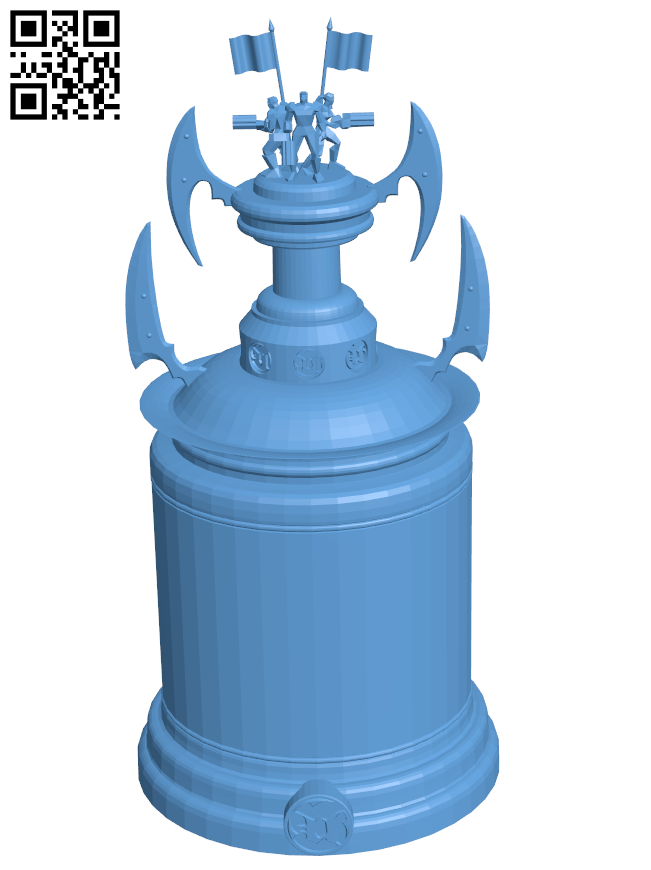 UT Dev Trophy H006044 file stl free download 3D Model for CNC and 3d printer