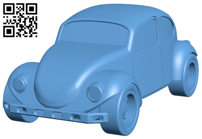 VW Beetle Baja Bug - Car H005744 file stl free download 3D Model for CNC and 3d printer