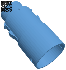 Vacuum cleaner hose connector B&D H005856 file stl free download 3D Model for CNC and 3d printer