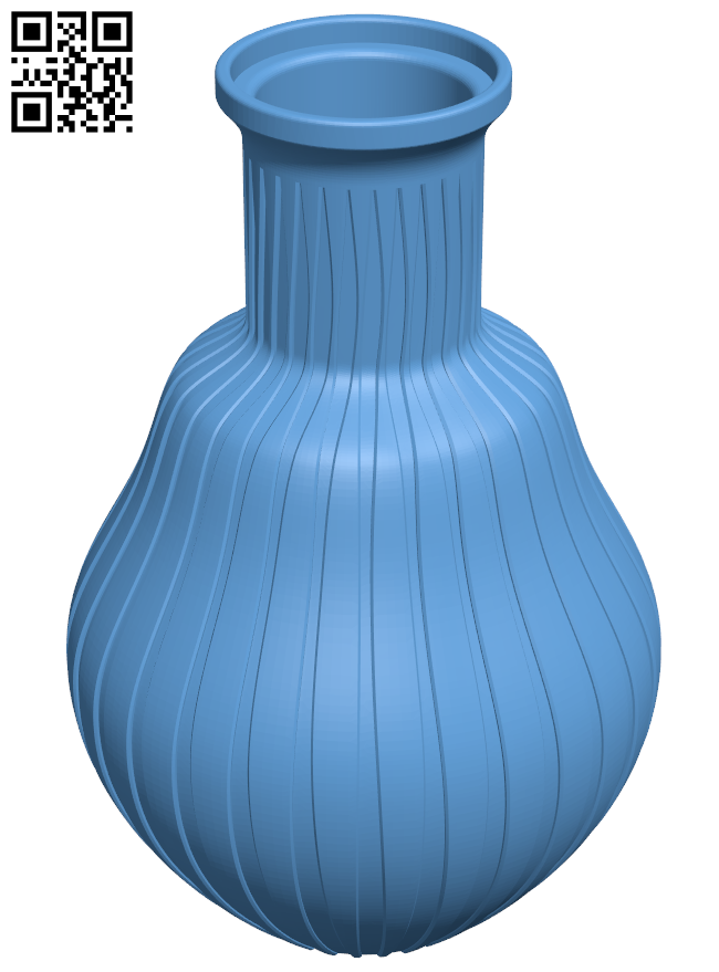 Vase H006102 file stl free download 3D Model for CNC and 3d printer