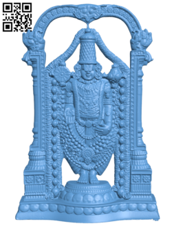 Venkateswara H005743 file stl free download 3D Model for CNC and 3d printer