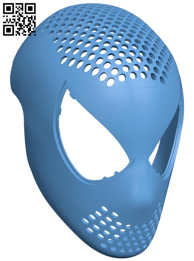 Venom faceshell mask - Spiderman H005927 file stl free download 3D Model for CNC and 3d printer