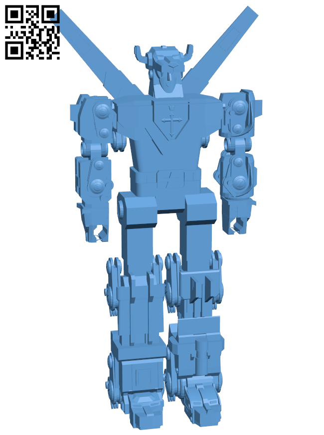 Voltron Defender of the Universe - Robot H006403 file stl free download 3D Model for CNC and 3d printer