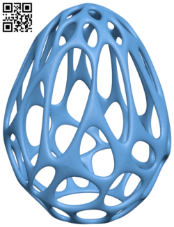 Voronoi Egg H006163 file stl free download 3D Model for CNC and 3d printer