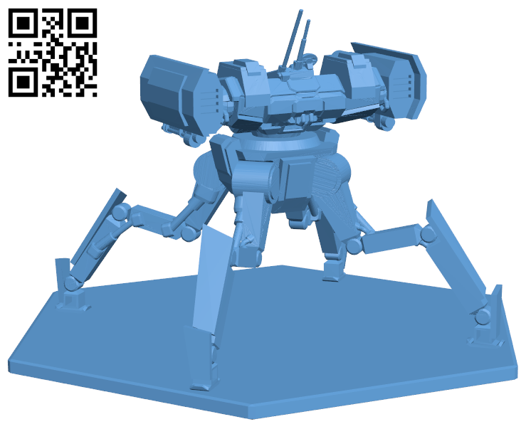 WOB BT Revenant Drone - Robot H006227 file stl free download 3D Model for CNC and 3d printer
