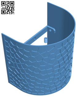 Wall lamp voronoi H006346 file stl free download 3D Model for CNC and 3d printer