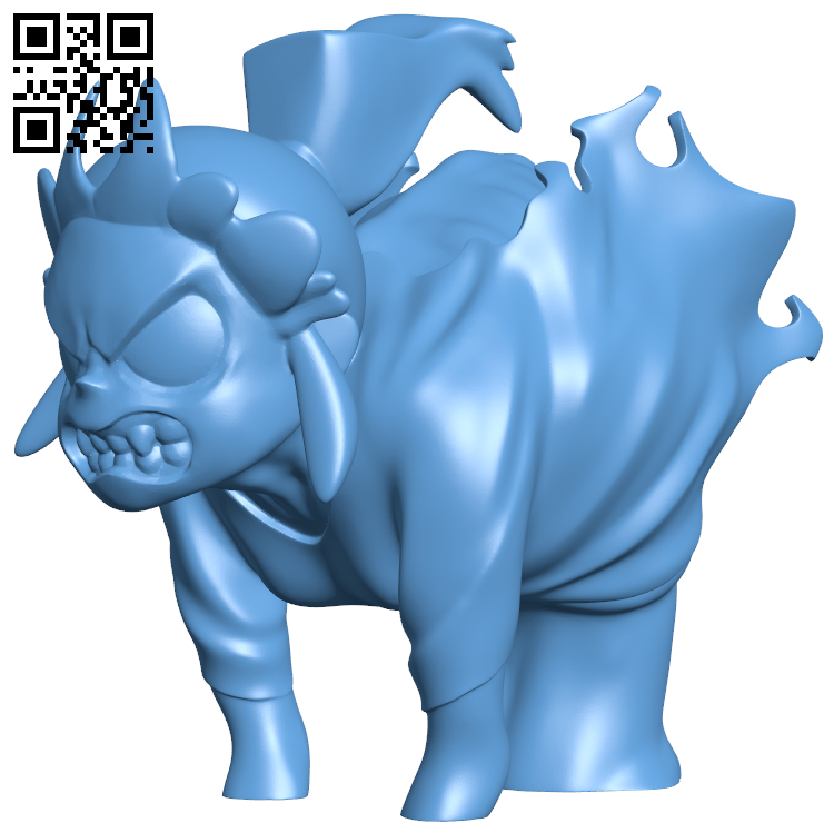 Werewolf Girl H006287 file stl free download 3D Model for CNC and 3d printer