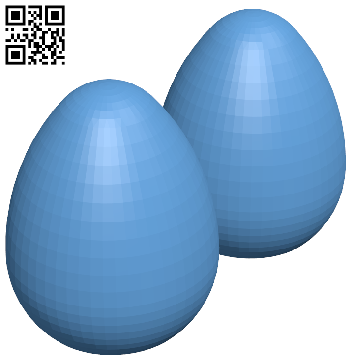Wingspan game egg H006104 file stl free download 3D Model for CNC and 3d printer