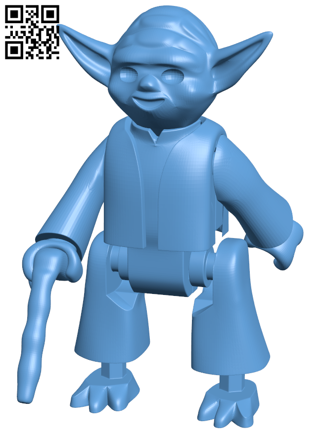 Yoda H005866 file stl free download 3D Model for CNC and 3d printer