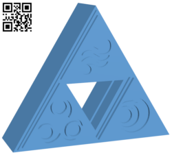 Zelda Triforce H006527 file stl free download 3D Model for CNC and 3d printer