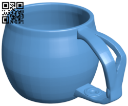 A leaf cup H006738 file stl free download 3D Model for CNC and 3d printer