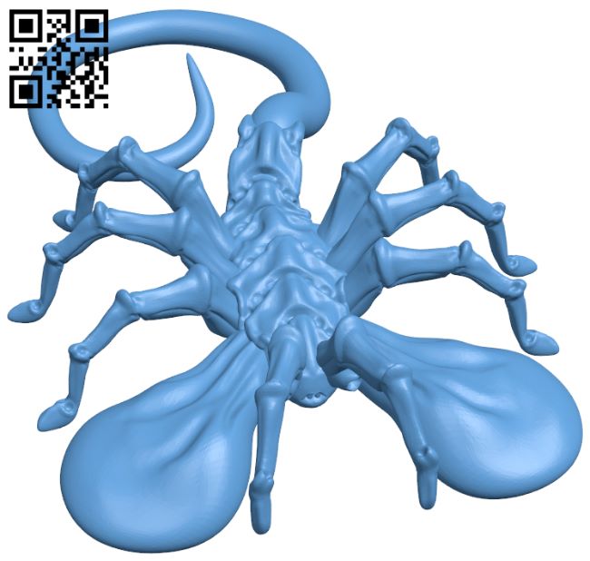Alien Belly Huggers H007518 file stl free download 3D Model for CNC and 3d printer