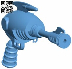 Alien blaster gun – Fallout 3 H007102 file stl free download 3D Model for CNC and 3d printer