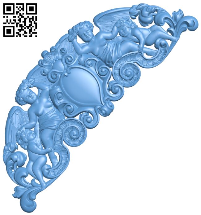 Angels pattern T0000642 download free stl files 3d model for CNC wood carving