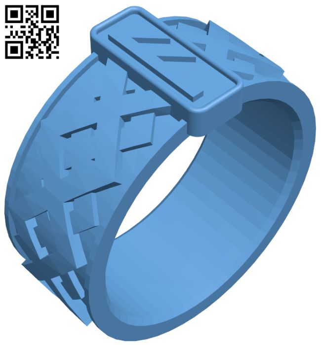 Ansuz ring H007339 file stl free download 3D Model for CNC and 3d printer