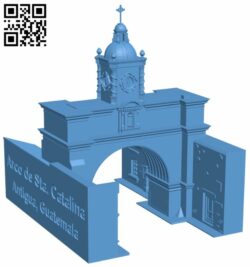 Arco de Santa Catalina – Antigua, Guatemala H007340 file stl free download 3D Model for CNC and 3d printer