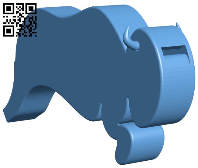 Avatar bison whistle H007103 file stl free download 3D Model for CNC and 3d printer