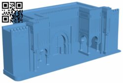 Bab El-Mansour – Meknes, Morocco H007403 file stl free download 3D Model for CNC and 3d printer