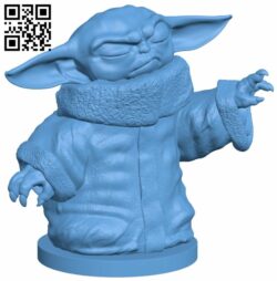 Baby Yoda H006799 file stl free download 3D Model for CNC and 3d printer