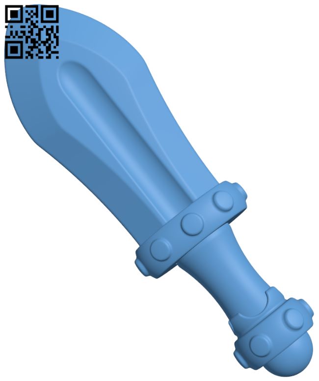 Baby sword rattle H007223 file stl free download 3D Model for CNC and 3d printer