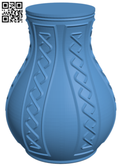 Banner Vase H006712 file stl free download 3D Model for CNC and 3d printer