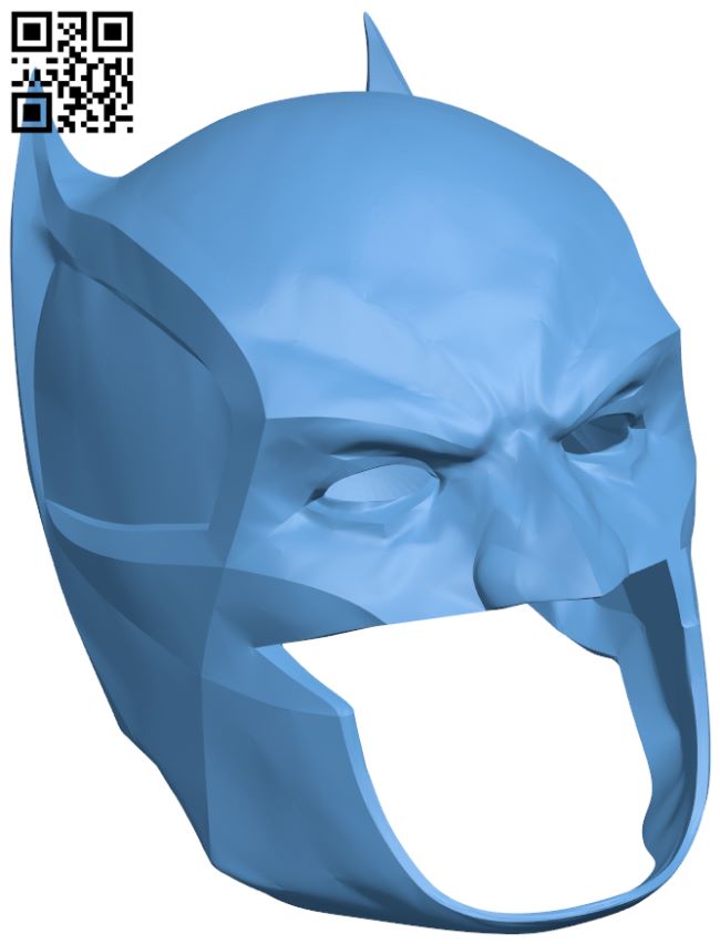 Batman helmet H007281 file stl free download 3D Model for CNC and 3d printer