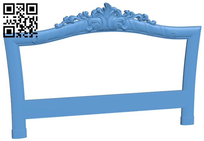 Bed frame pattern T0000629 download free stl files 3d model for CNC wood carving