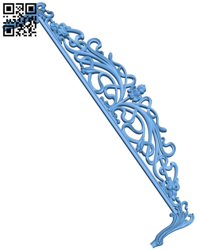 Bed frame pattern T0000812 download free stl files 3d model for CNC wood carving