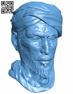 Bhram The Merchant bust H007343 file stl free download 3D Model for CNC and 3d printer