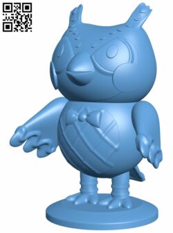 Blathers – Animal Crossing H007344 file stl free download 3D Model for CNC and 3d printer