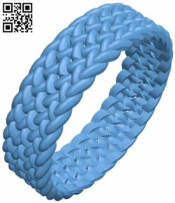 Braided ring H007107 file stl free download 3D Model for CNC and 3d printer