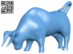 Bull H006868 file stl free download 3D Model for CNC and 3d printer
