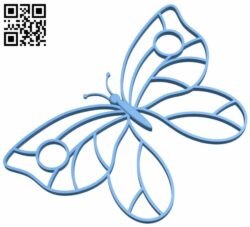 Butterfly H007110 file stl free download 3D Model for CNC and 3d printerư
