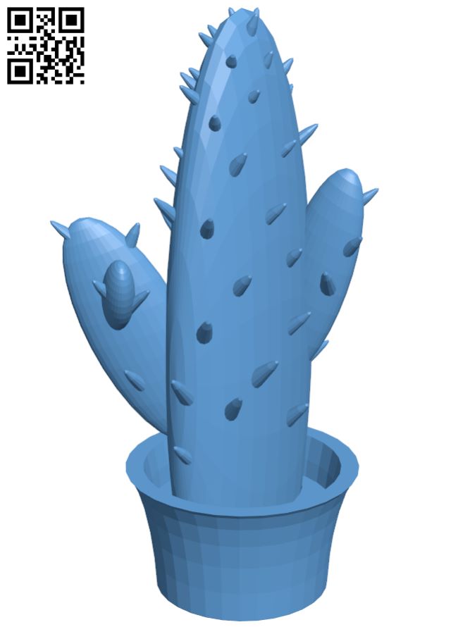 Cactus H007111 file stl free download 3D Model for CNC and 3d printer