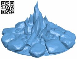 Camp fire H007235 file stl free download 3D Model for CNC and 3d printer