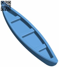 Canoe H007113 file stl free download 3D Model for CNC and 3d printer