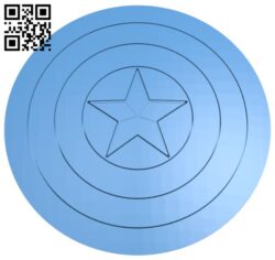 Captain America’s Shield H007348 file stl free download 3D Model for CNC and 3d printer