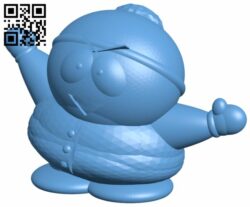 Cartman Cop H007236 file stl free download 3D Model for CNC and 3d printer
