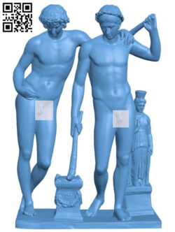 Castor and Pollux H007286 file stl free download 3D Model for CNC and 3d printer