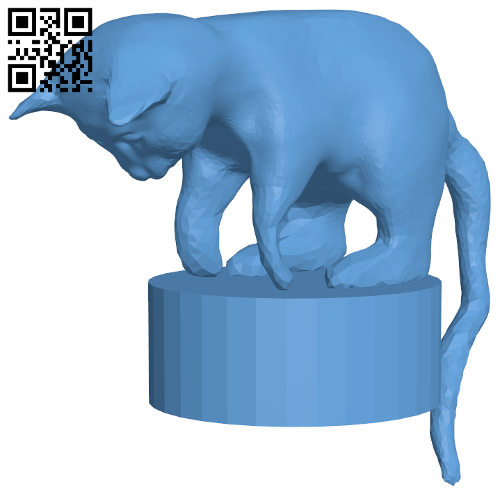 Cat candle H006657 file stl free download 3D Model for CNC and 3d printer