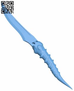 Catspaw dagger – Knife H007238 file stl free download 3D Model for CNC and 3d printer