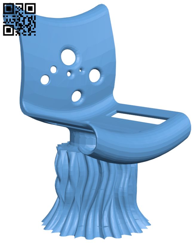 Chair H006869 file stl free download 3D Model for CNC and 3d printer