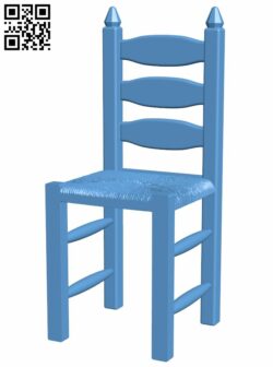 Chair H007409 file stl free download 3D Model for CNC and 3d printer