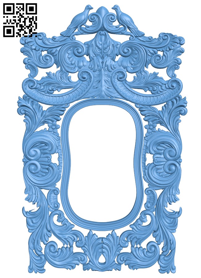 Chair frame pattern T0000564 download free stl files 3d model for CNC wood carving