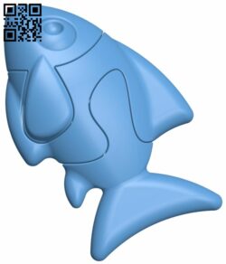 Clown Fish H007463 file stl free download 3D Model for CNC and 3d printer